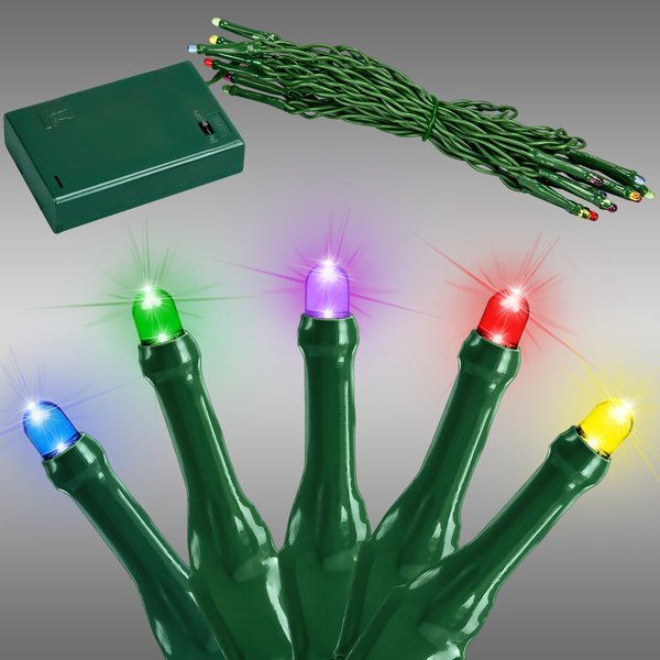 8.4 ft. Battery Operated Christmas Light Stringer - Christmas Lite Co. CMS-10248