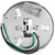 600 Lumens - 10 Watt - 5 in. Color Selectable LED Surface Mount Downlight Fixture Thumbnail