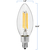 Natural Light - 300 Lumens - 4 Watt - 2700 Kelvin - LED Chandelier Bulb - 3.9 in. x 1.38 in. Thumbnail