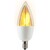 LED Flame Bulb - 1 Watt - 6 Watt Equal - Candle Glow - 4 in. x 1.46 in.  Thumbnail