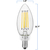 500 Lumens - 4 Watt - 5000 Kelvin - LED Chandelier Bulb - 3.7 in. x 1.4 in. Thumbnail