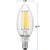 500 Lumens - 4 Watt - 3000 Kelvin - LED Chandelier Bulb - 3.7 in. x 1.4 in. Thumbnail