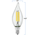 500 Lumens - 4 Watt - 2700 Kelvin - LED Chandelier Bulb - 4.2 in. x 1.4 in. Thumbnail