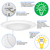 1050 Lumens - 15 Watt - 3000 Kelvin - 6 in. LED Surface Mount Downlight Fixture Thumbnail