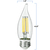Natural Light - 300 Lumens - 4 Watt - 2700 Kelvin - LED Chandelier Bulb - 4.2 in. x 1.4 in. Thumbnail