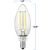 200 Lumens - 2 Watt - 2700 Kelvin - LED Chandelier Bulb - 3.8 in. x 1.4 in. Thumbnail