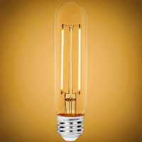 450 Lumens - 4 Watt - 2700 Kelvin - LED T10 Tubular Bulb - 40 Watt Equal - Incandescent Match - 120 Volt - PLT Solutions - PLT-11846