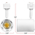 Natural Light - 1105 Lumens - 12 Watt - 3000 Kelvin - LED Track Light Fixture Thumbnail