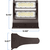 16,500 Lumen Max - 120 Watt Max - Wattage Selectable Rotatable LED Wall Pack Fixture Thumbnail