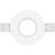 2 in. MiniFit Reflector and Trim - Flat - Glass Face - White Thumbnail