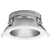 4 in. Reflector and Trim - Matte Silver Baffle with White Trim Thumbnail