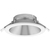 6 in. Reflector and Trim - Matte Silver Baffle with White Trim Thumbnail
