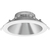 8 in. Reflector and Trim - Matte Silver Baffle with White Trim Thumbnail