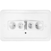 Emergency Light Fixture - Adjustable LED Lamp Heads - Recessed Mount - 4 Watt - 90 Min. Operation - 120-277 Volt - Assurance Emergency Lighting REMW