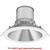 8 in. Reflector and Trim - Matte Silver Baffle with White Trim Thumbnail