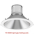 10 in. Reflector and Trim - Matte Silver Baffle with White Trim Thumbnail
