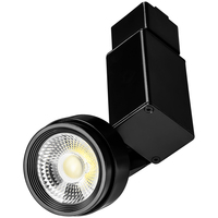 5 Colors - Natural Light - 1217 Lumens - Selectable LED Track Light Fixture - Step Cylinder - 17 Watt - Kelvin 2700-3000-3500-4000-5000 - 36 Deg. Beam Angle - Black - Halo Track Compatible - PLT Solutions - PLT-12472