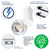 5 Colors - Natural Light - 750 Lumens - Selectable LED Track Light Fixture - Gimbal Thumbnail