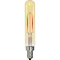 Natural Light - 450 Lumens - 4.5 Watts - 2100 Kelvin - LED T8 Tubular Bulb - 40 Watt Equal - Color Matched for Incandescent Replacement - Candelabra Base - 90 CRI - 120 Volt - Bulbrite 776722