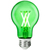 LED A19 Party Bulb - Green - 4.5 Watt Thumbnail