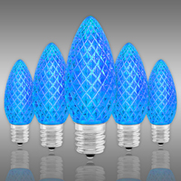 LED CIL C9 BLUE TRANSP