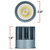 Natural Light - 750 Lumens - 8 Watt - 3000 Kelvin - 2 in. MINIFIT LED Light Engine Thumbnail