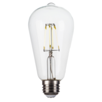 LED EDISON 3.8W 2700K CLEAR
