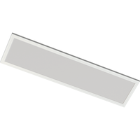 4200 Lumens - 50 Watt - 1 x 4 Color Selectable Surface Mount LED Panel Fixture - Kelvin 3000-4000-5000 - White Trim - 120 Volt - PLT-12609