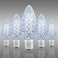 LED CIL C9 COOL WHITE TRANSP