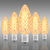 Warm White Deluxe - LED C9 - Christmas Light Replacement Bulbs - Faceted Finish Thumbnail