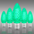 (NEW Technology) C9 - Green - Faceted LED - VividCore Premium - 50% Brighter Thumbnail