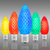 Multi-Color - LED C9 - Christmas Light Replacement Bulbs - Faceted Finish Thumbnail