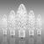 (NEW Technology)  C9 - Pure White - Faceted LED - VividCore Premium - 50% Brighter Thumbnail