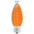 (NEW Technology) C9 - Orange - Faceted LED - VividCore Premium - 50% Brighter Thumbnail