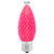 Pink - LED C9 - Christmas Light Replacement Bulbs - Faceted Finish Thumbnail