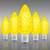 Yellow - LED C9 - Christmas Light Replacement Bulbs - Faceted Finish Thumbnail