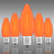 Orange - LED C9 - Christmas Light Replacement Bulbs - Opaque Finish Thumbnail