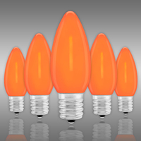 (NEW Technology) C9 - Orange - Opaque LED - VividCore Premium - 50% Brighter - Pack of 25 - CMS-10265