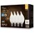 450 Lumens - 4 Watt - 2700 Kelvin - LED Chandelier Bulb - 4.3 in. x 1.4 in.  Thumbnail