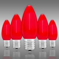 LED CIL C9 OPAQUE RED