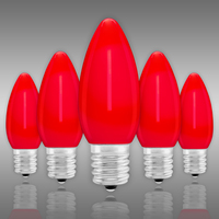 (NEW Technology) C9 - Red - Opaque LED - VividCore Premium - 50% Brighter - Pack of 25 - CMS-10264
