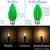 Green - LED C9 - Christmas Light Replacement Bulbs - Opaque Finish Thumbnail