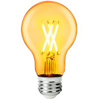 LED A19 Party Bulb - Yellow - 4.5 Watt - 40 Watt Equal - Medium Base - PLT-12585