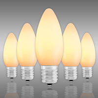(NEW Technology) C9 - Warm White Deluxe - Opaque LED - VividCore Premium - 50% Brighter - Pack of 25 - CMS-10273