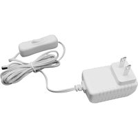 5 ft. Power Cord - 12 Watt Max. - 12 Volt Adapter - For Use With PLT Solutions LED Puck Lights - White - 120-240 Volt - PLT Solutions - PLT-12620