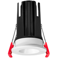 500 Lumens - 7 Watt - Natural Light - 2 in. Color Selectable LED Downlight Fixture - Hardwire - Kelvin 2700-3000-3500-4000-5000 - 50 Watt Incandescent Equal - Round - White Trim - 90 CRI - 120 Volt - PLT-12604
