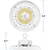 22,500 Lumens - 150 Watt - 4000 Kelvin - UFO LED High Bay Sensor Ready Light Fixture Thumbnail