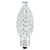 Pure White - LED C7 - Christmas Light Replacement Bulbs - Faceted Finish Thumbnail