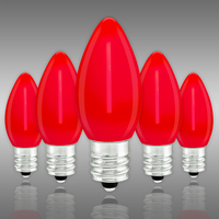 (NEW Technology) C7 - Red - Opaque LED - VividCore Premium - 50% Brighter - Pack of 25 - CMS-10252