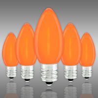 (NEW Technology) C7 - Orange - Opaque LED - VividCore Premium - 50% Brighter - Pack of 25 - CMS-10253
